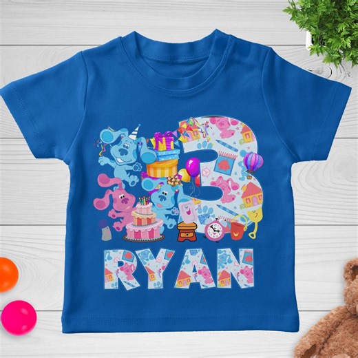 Blues Clues Characters Shirt, Blues Clues Family Matching Shirt, Blues Clues Inspired Birthday Shirt, Clues Fan Lovers Gift G5SW12 - Etsy