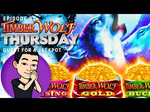 ★TIMBER WOLF THURSDAY!★ 🐺 [EP 01] QUEST FOR A JACKPOT! TIMBER WOLF TRIPLE POWER Slot Machine
