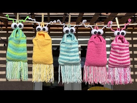 Yip Yip Bag ~ Addi, Sentro, Circular Knitting