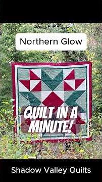 Quilt in a Minute! Watch this Big Block Quilt come together in 60 seconds! #quilt #easyquilt