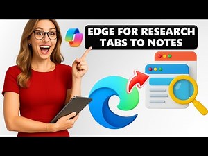 How to USE EDGE BROWSER for WEB RESEARCH Must Know FEATURES 2025