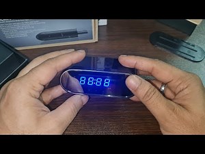 Table Clock Hidden Spy Camera | How To Setup HD WIFI Clock Camera