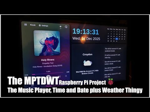 Raspberry Pi Kiosk Network Media Player with Time and Date and Weather info aka The MPTDWT