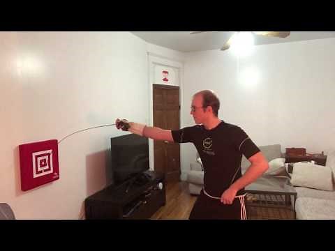 How To/Guided Practice With a Fencing Target at Home (foil) - Radical Fencing