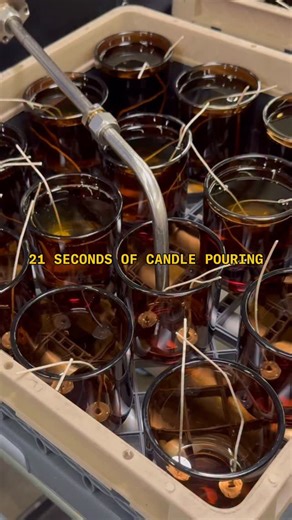 1.4K views | Some candle-making magic for this week’s Factory Friday. PS: our double-wick HI-FI candles are 20% off all month long! | P.F. Candle Co | Facebook