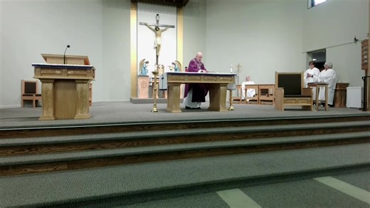 Welcome to Saint Monica Church. Today is March 8, 2026, Sunday of the Third Week of Lent. RESPONSORIAL PSALM: If today you hear his voice, harden not your heart. Permission to stream the music in this service obtained from ONE LICENSE, License #A738042. All rights reserved. | St. Monica Parish-Sunbury