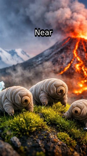 Tardigrades: Survivors of Fire and Ice Near Antarctic Volcanoes! #Tardigrades #Science