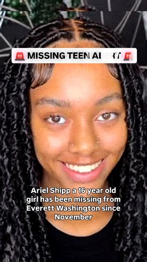 🚨 URGENT: Help Find Ariel Shipp, 16, Missing from Everett, Washington 🚨 Ariel was last seen on November 2, 2025, in Everett, WA. She may travel to Seattle. Distinctive features: nose and navel piercings. If seen, call 911 ASAP! Name: Ariel Shipp Age: 16 Missing Since: November 2, 2025 Missing From: Everett, Washington Possible Location: May travel to Seattle, Washington Contact: Everett Police Department (Washington) - 1-425-257-8400 NCMEC Case #: 2067235 If seen, call 911 or contact the NCMEC