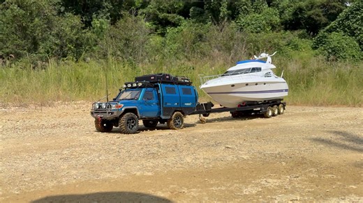 RC Najade 船模｜超拟真水面航行表现·1/15 Scale Boat