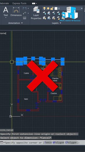 YQArch Plugin - Fast Automatic AutoCAD Plan Dimensions #AutoCAD #Tutorial #architecture
