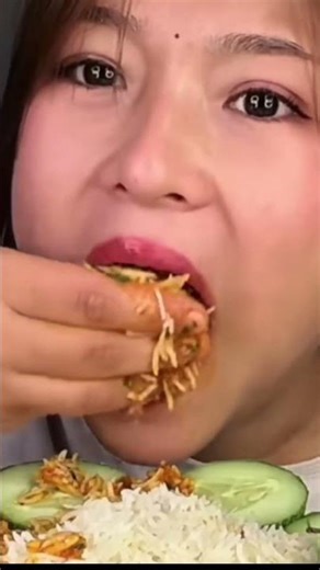 big bite full on my chanel 🤤 #mukbang #mukbanginternational #shortsfeed #shorts
