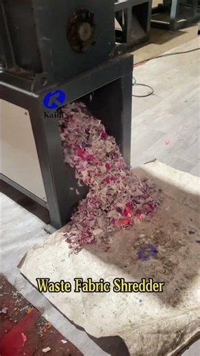 Satisfying Fabric Shredder in Action! Small Clothes Shredding Demo