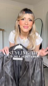 35K views · 857 reactions | Styling this faux leather jacket 4 ways as we transition into the new season  #outfitoftheday #casualchic #fauxleather CLICK THE LINK HERE | COMPRA AQUI  https://liketk.it/55tWg | •••Lolita | Facebook