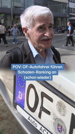 Offenbach ist wieder ganz oben – beim Thema Kfz-Schäden. 🚗💥 Autos mit OF-Kennzeichen verursachen laut Versicherern besonders viele oder teure Schäden. Die Bilanz liegt rund 40 Prozent über dem Deutschland-Schnitt. Deshalb ist Offenbach erneut in der höchsten Regionalklasse gelandet. Allerdings müssen die Unfälle nicht direkt in Offenbach passieren, für das Ranking ist entscheidend, wo das Auto zugelassen ist. Was denkt ihr: Woran liegt’s, dass OF wieder auf dem ersten Platz landet? #autofahrer