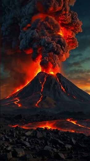 Lightning inside a volcano! 🌋⚡