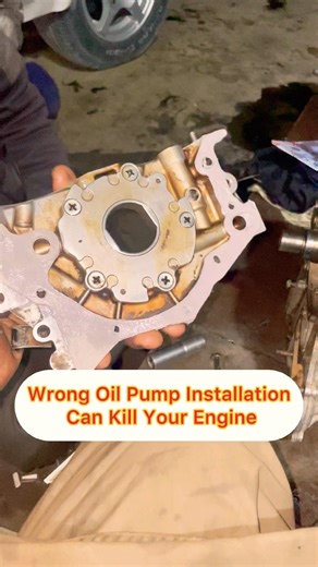 How to Fit an Engine Oil Pump Correctly | Engine Overhaul Guide #automobile #aliautoworkshop