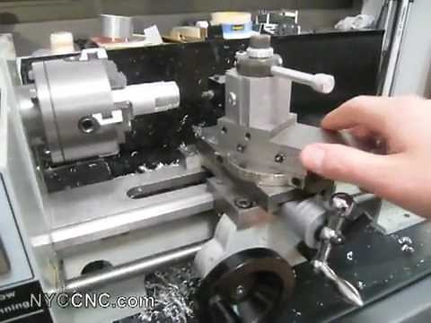 Boring Aluminum on my Micromark 7x14 Mini Lathe