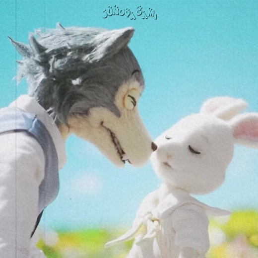 Legoshi and Riz Kiss Scene in Beastars Anime Edits