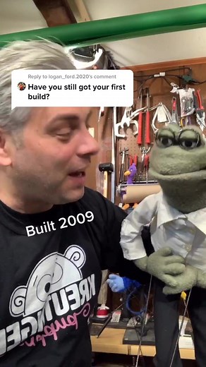 Adam Kreutinger's Trash Puppet Frog from 2009