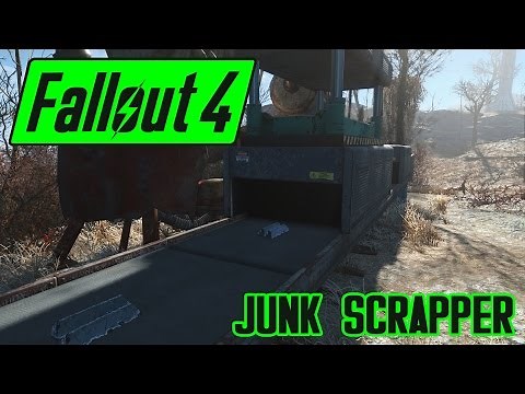 Fallout 4 - How to easily turn junk into raw components!