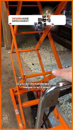 14K views · 50 reactions | Get the job done faster and safer with VEVOR's Hydraulic Lift Table Cart! Perfect for lifting, lowering, and transporting heavy loads, this cart is built to withstand the toughest conditions. ️  Order here: https://s.vevor.com/bfRBfG ✨ Code: VVFANS By @ho.listik & @thatclapped1.5.0 #VEVOR #VEVORDIY #giftidea #DIYProject #HomeDIY #HomeImprovement #hydrauliclift #garage #cartools | VEVOR Home Improvement | Facebook