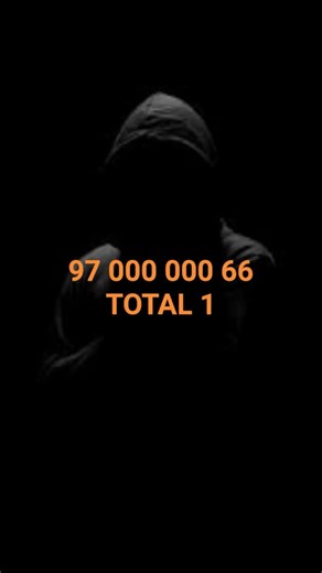 NUMBER MANIA on Instagram: "000 000 66 Ending Unique Number With Total 1. For More Details WhatsApp @ https://wa.me/+919090443443"
