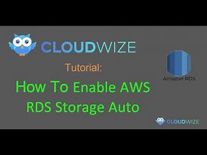 Enable AWS RDS Storage Auto Scaling