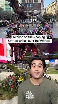 Sunrise on the Reaping Statues are all over the WORLD!! 🤯👀 #hungergames #sunriseonthereaping