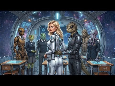 Alien Bullies Slap the New Human Teacher and are Shocked to Discover She's a Deadly Martial Artist!