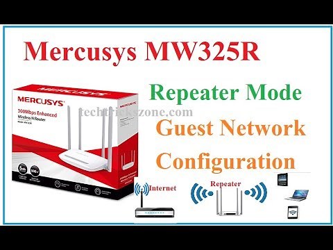 Mercusys MW325R Repeater Mode Configuration in hindi