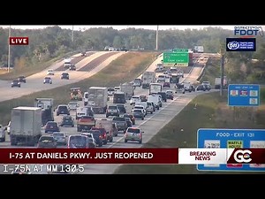 I-75 northbound reopens near Daniels Parkway after deadly crash