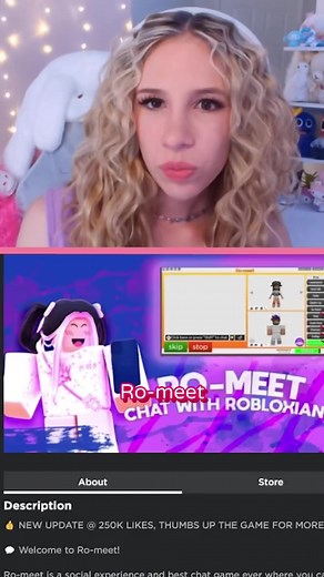 Playing RO-MEET on Roblox: Fun Omegle Game with Strangers