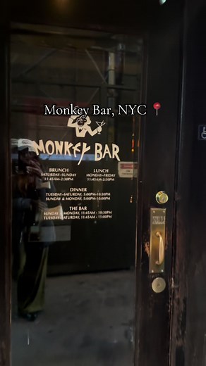 Delicious Dining Experience at Monkey Bar NYC