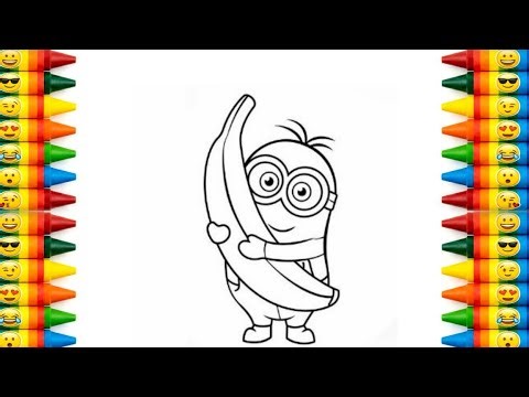 Easy Minions Drawing for Kids | Fun Cartoon Art