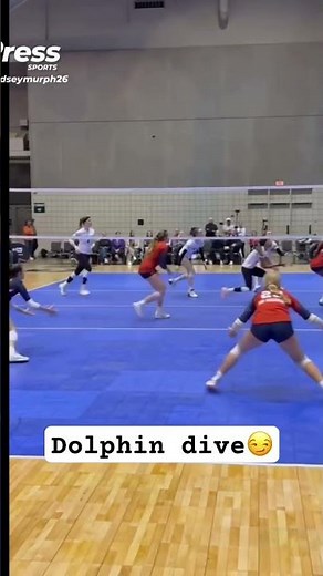 Dolphin Dive for the save🏐😤 | See Pinned Comment! #volleyball #shorts