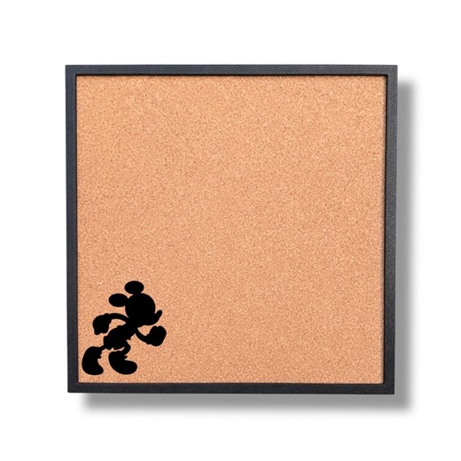 Disney Pin Collection Display Board – Classic Mouse Running Silhouette Framed Cork Pin Board | FREE SHIPPING - Etsy