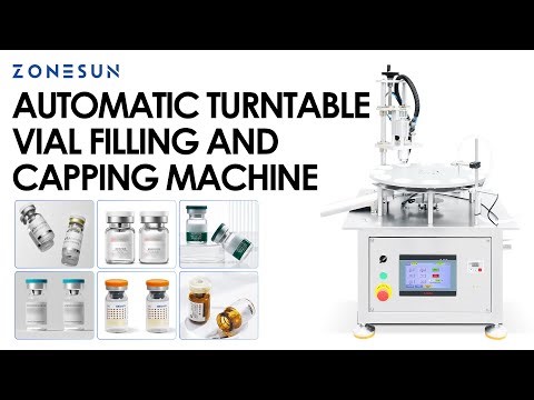 ZONESUN ZS-AFC1CB Desktop Vial Filling and Capping Machine