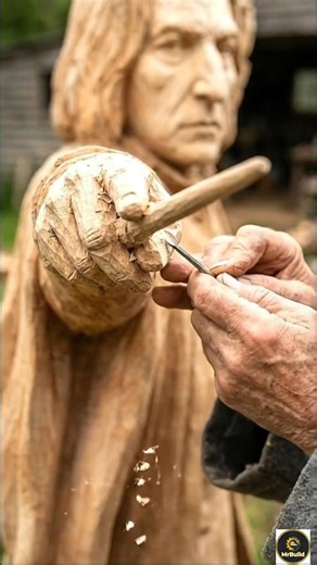 Satisfying Wood Carving into a Wizard | Wood Sculpture
