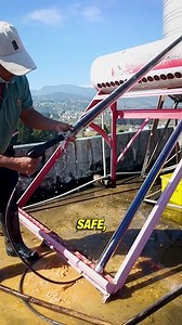 Solar Panel Care in Action #SolarCleaning #CleanEnergy #SolarCare #GreenPower #RenewableEnergy | Fixora