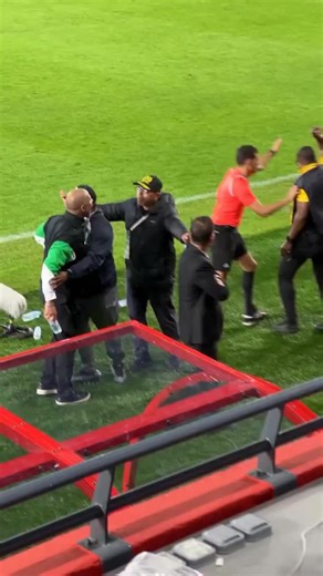 Super Eagles coach, Eric Chelle, almost got into a fight with a member of DR Congo staff following Nigeria’s penalty shootout defeat | Lindaikejiblog