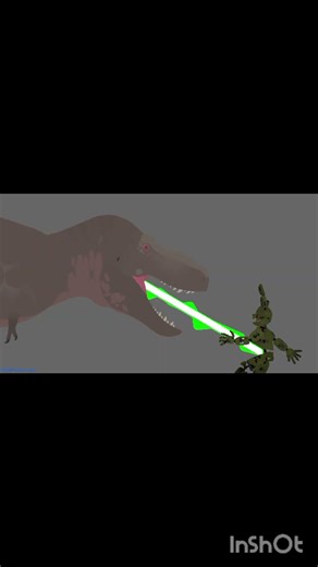 t rex vs springtrap animation