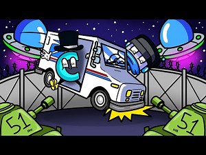 We Accidentally Invade Area 51 in Crash Delivery Car Destruction!