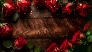 red roses background 4k