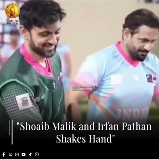 "Shoaib Malik and Irfan Pathan Shakes Hand" #Shorts