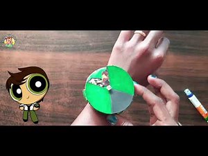 How to make ben 10 watch |DIY Omnitrix | Ben 10 | Cardboard craft