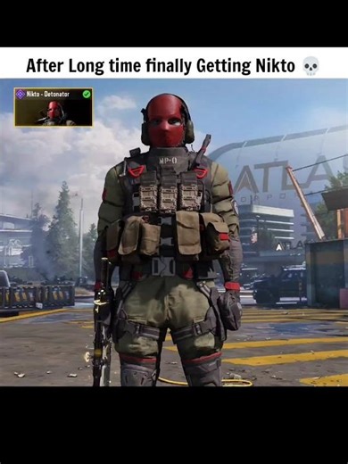 Got Nikto skin in codm after long time 🥵🥰