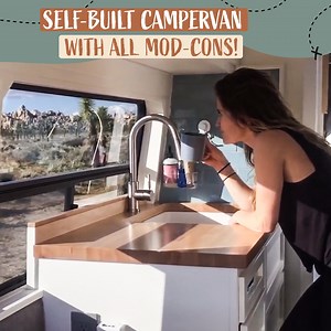 A Sprinter DIY Conversion That Feels HUGE!! | Nate Murphy