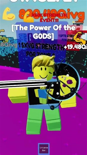 I Unlocked the 21st BODY ALTER & 4th ASCENSION in LIFTING GODS! #shorts #roblox