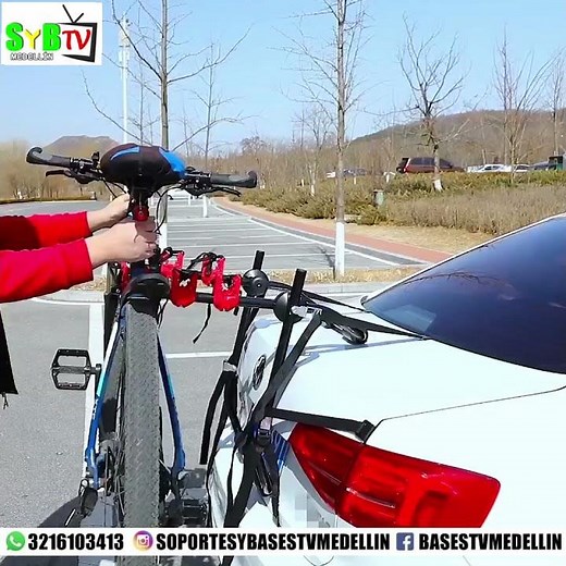 soporte para bicicleta x3 de auto