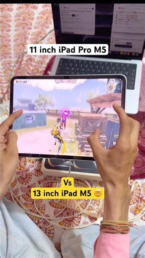 13” iPad Pro M5 Vs 11 inch iPad Pro M5 pubg test l iPad Pro M5 Pubg Test #viral #pubg